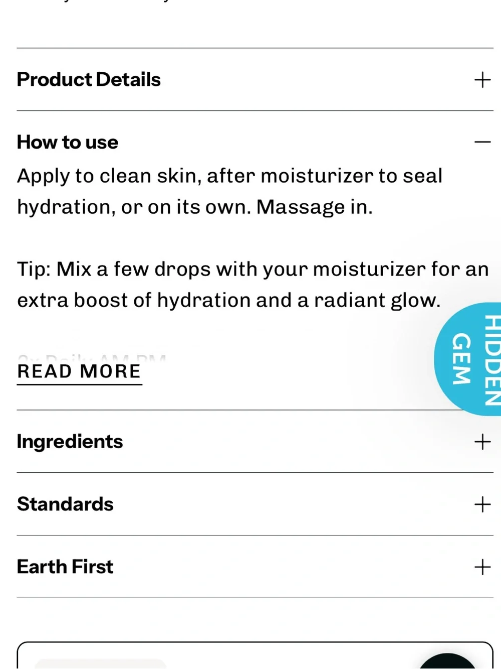 ❗️Earth Harbor Calypso Vitamin C Facial Oil Sea Berry